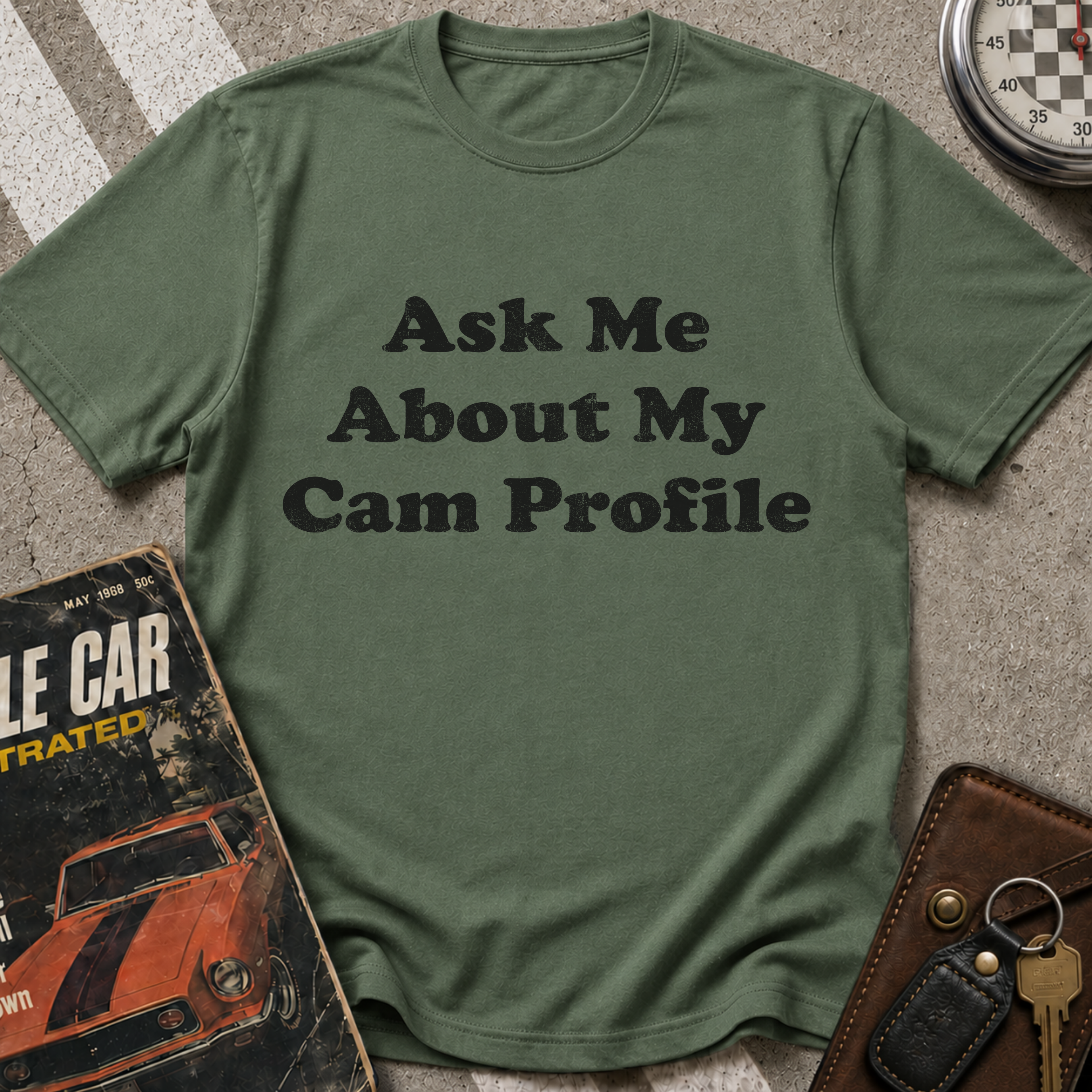 Ask Me About My Cam Profile T-Shirt