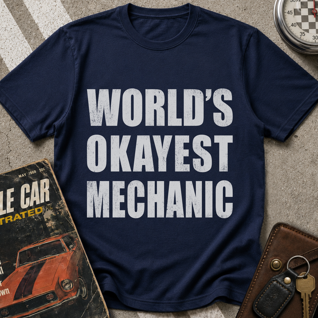 Worlds Okayest Mechanic T-Shirt