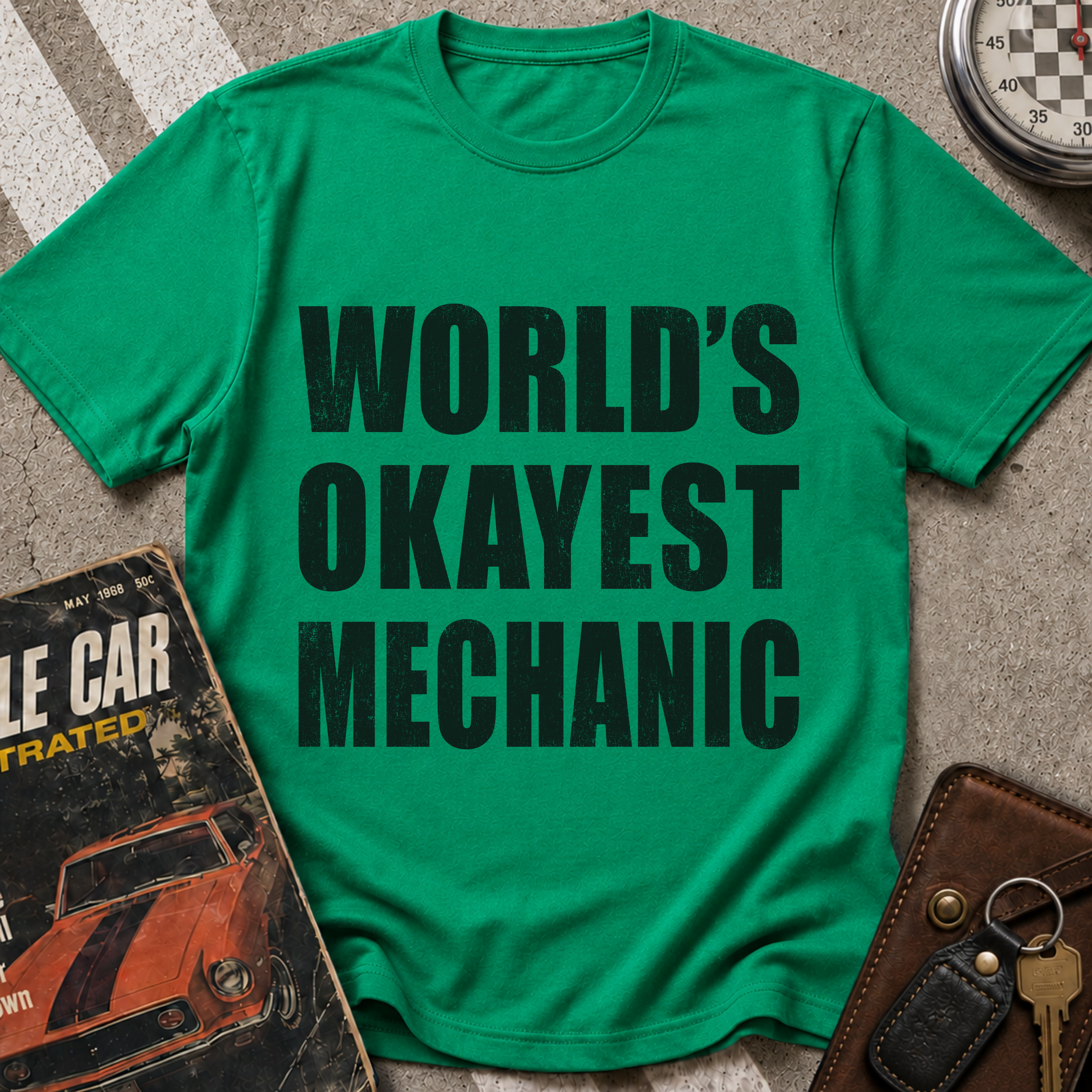 Worlds Okayest Mechanic T-Shirt