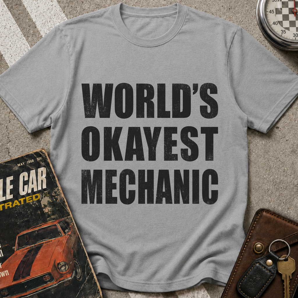 Worlds Okayest Mechanic T-Shirt