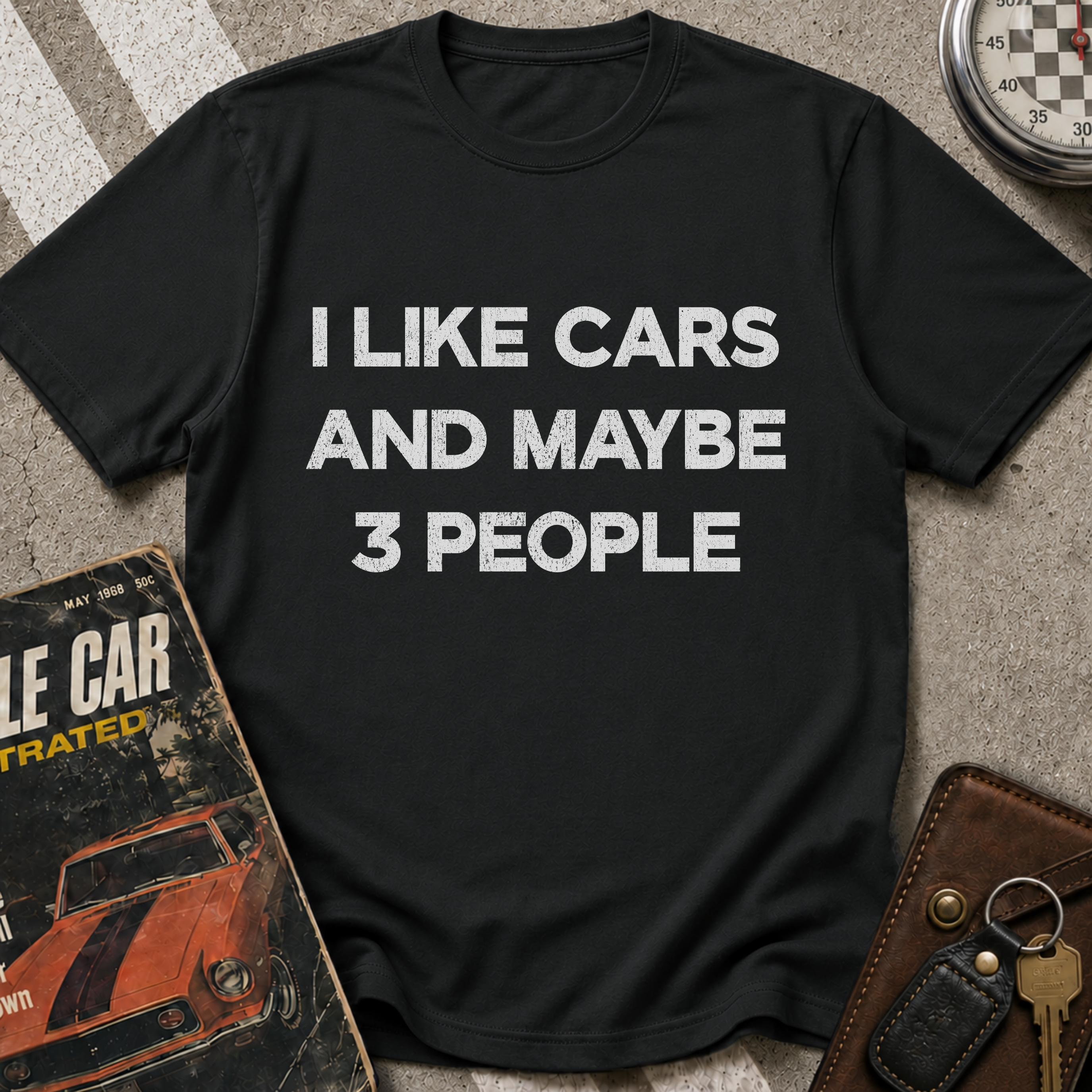 Like Cars And 3 People T-Shirt