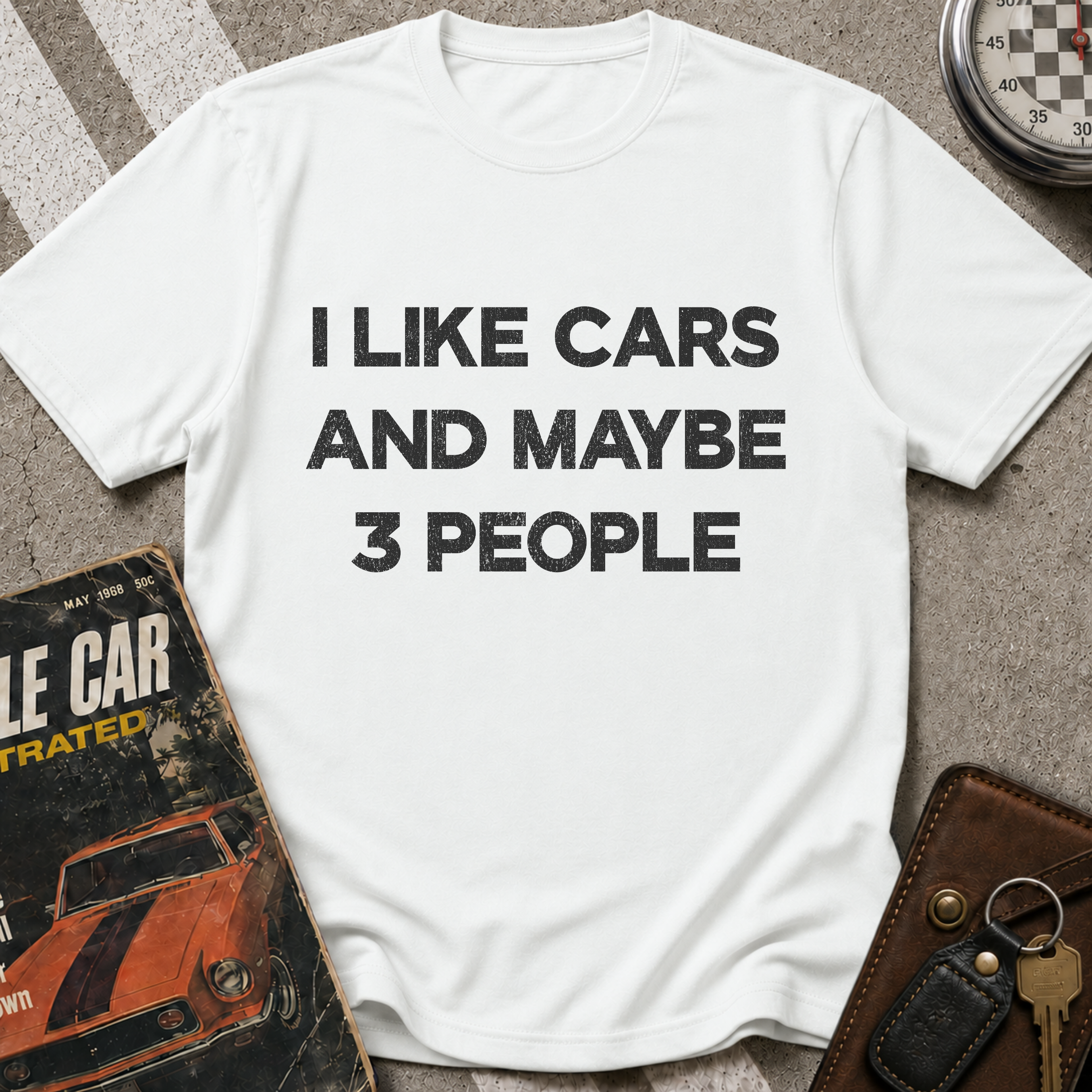 Like Cars And 3 People T-Shirt