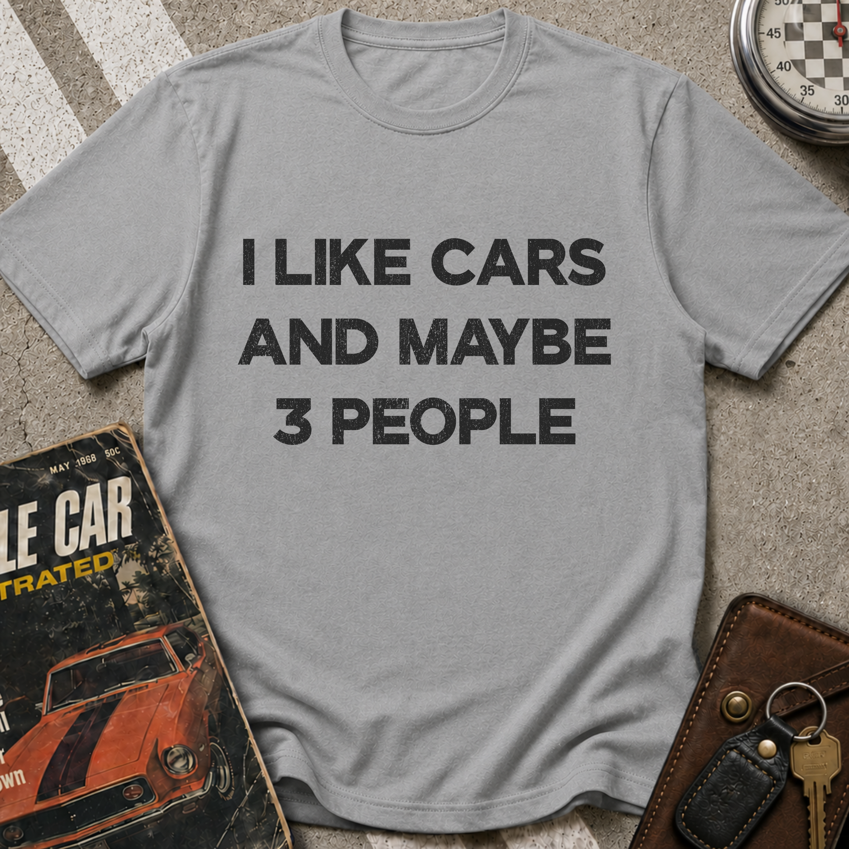 Like Cars And 3 People T-Shirt