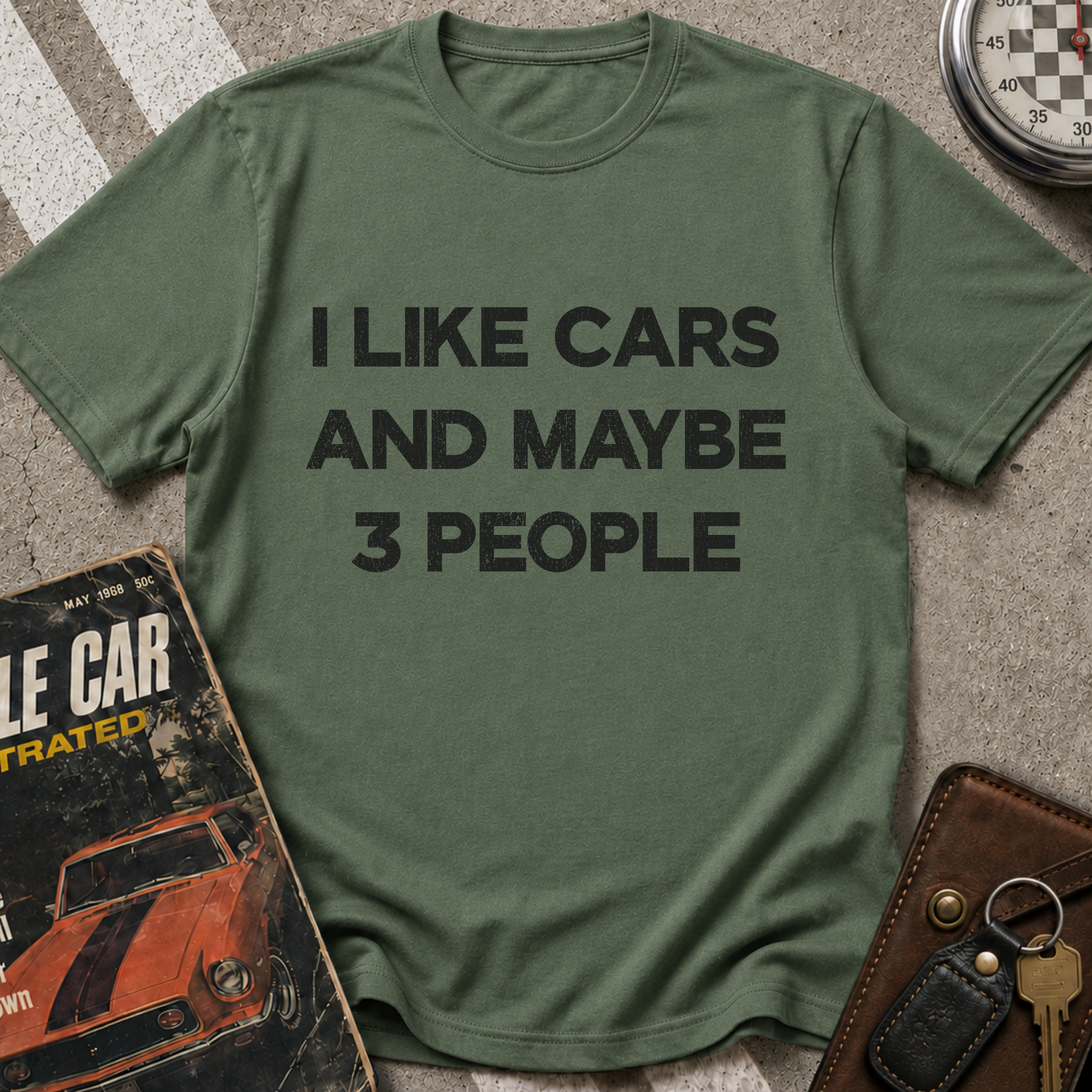 Like Cars And 3 People T-Shirt