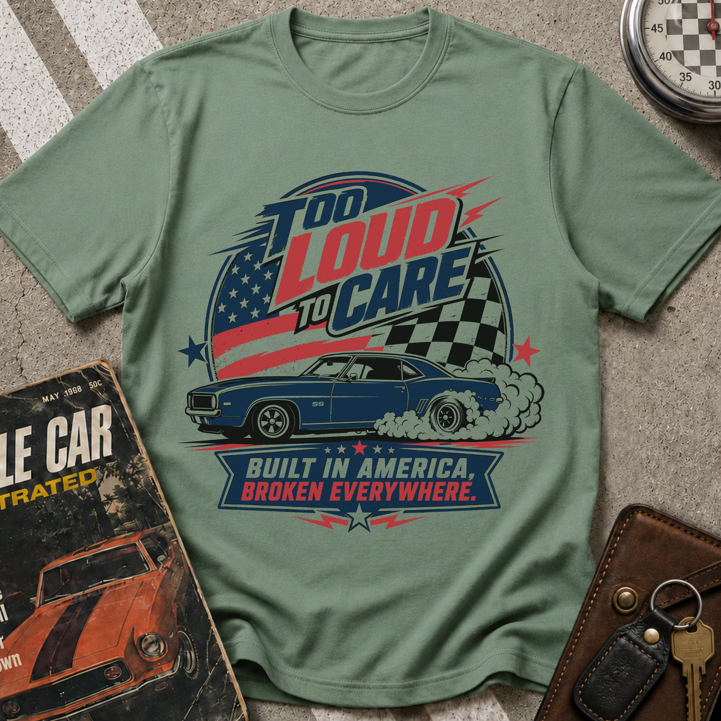 Too Loud To Care T-Shirt