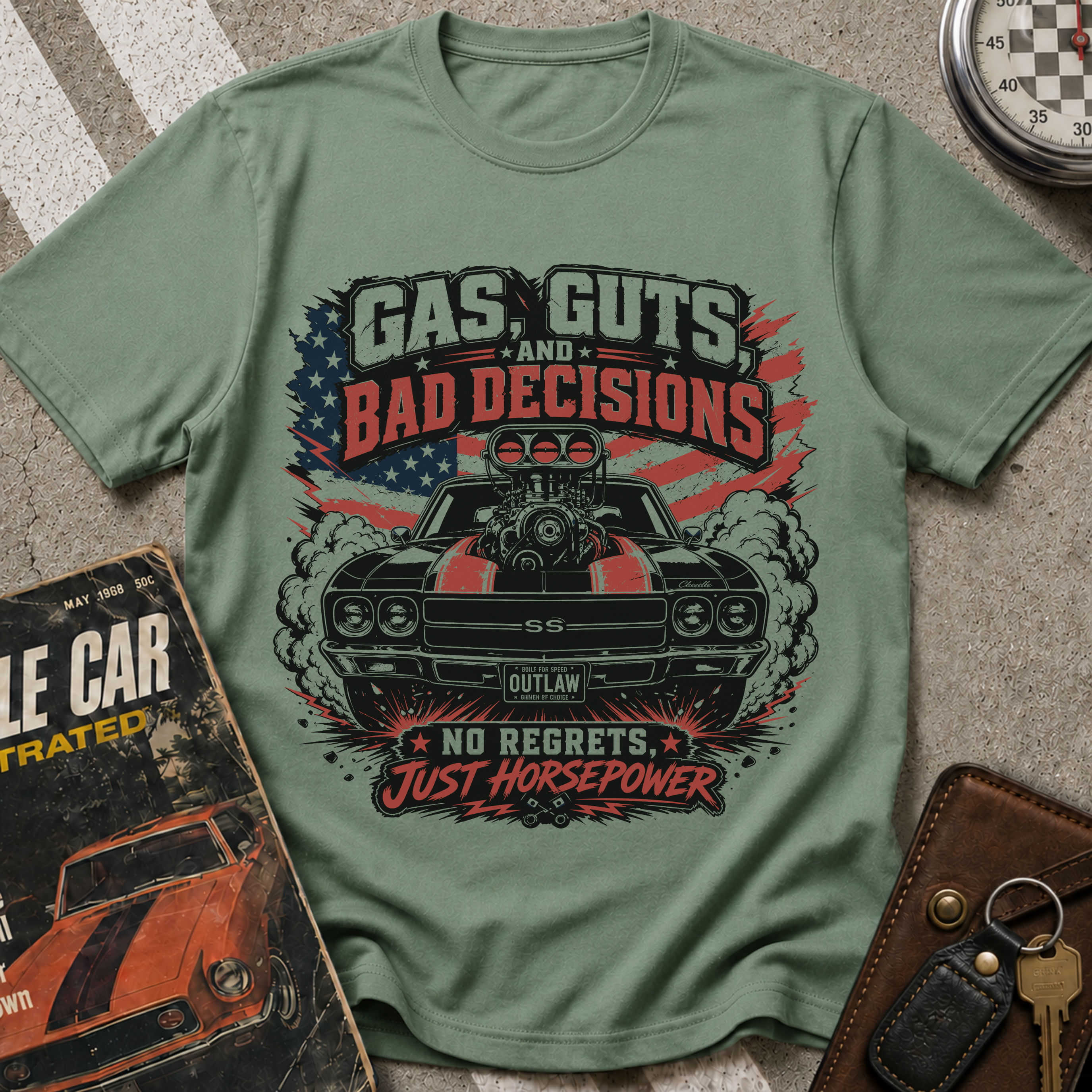 Gas Guts And Bad Decisions T-Shirt